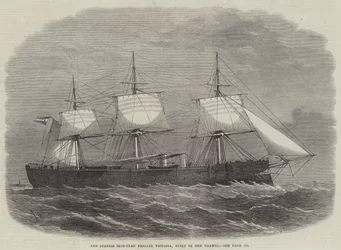 The Spanish Iron-Clad Frigate Victoria, Built in the Thames